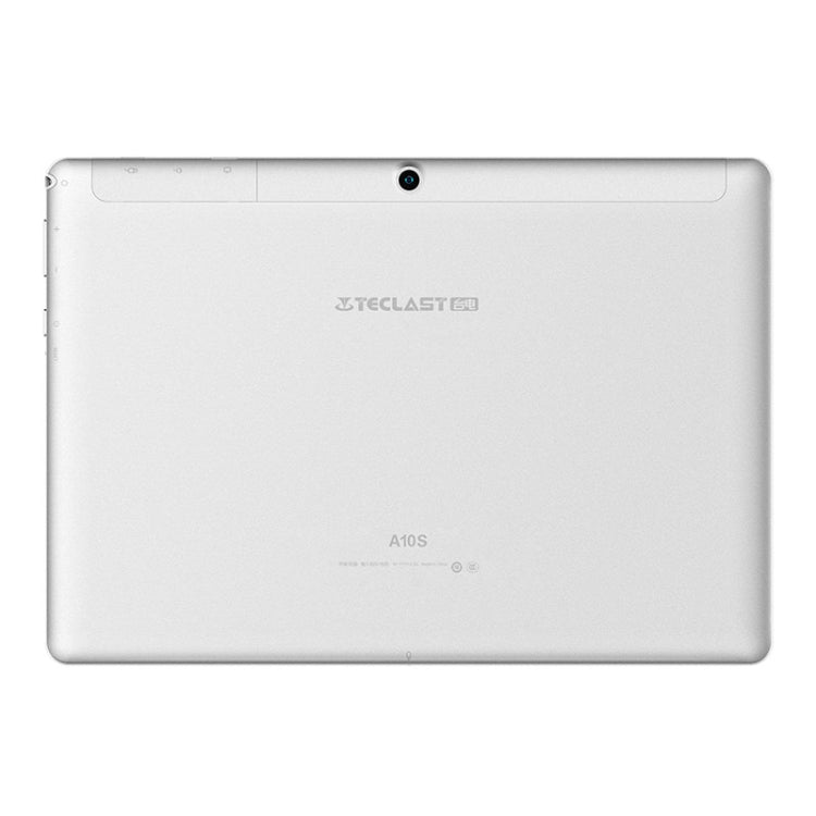 Teclast A10S Tablet, 10.1 inch, 2GB+32GB, 6000mAh Battery,  Android 7.0 MT8163 Quad Core 64-bit 1.5GHz, Support Bluetooth & Dual Band WiFi & TF Card & OTG & GPS & Micro HDMI(Silver)