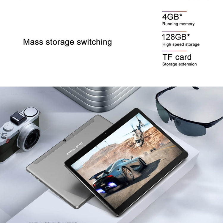 Teclast M20 4G Tablet, 10.1 inch, 4GB+128GB, 6600mAh Battery,  Android 8.0 MT6797(X20) Deca Core 64-bit 2.3GHz, Support Bluetooth & Dual Band WiFi & Dual Micro-SIM & TF Card & OTG & GPS(Grey)