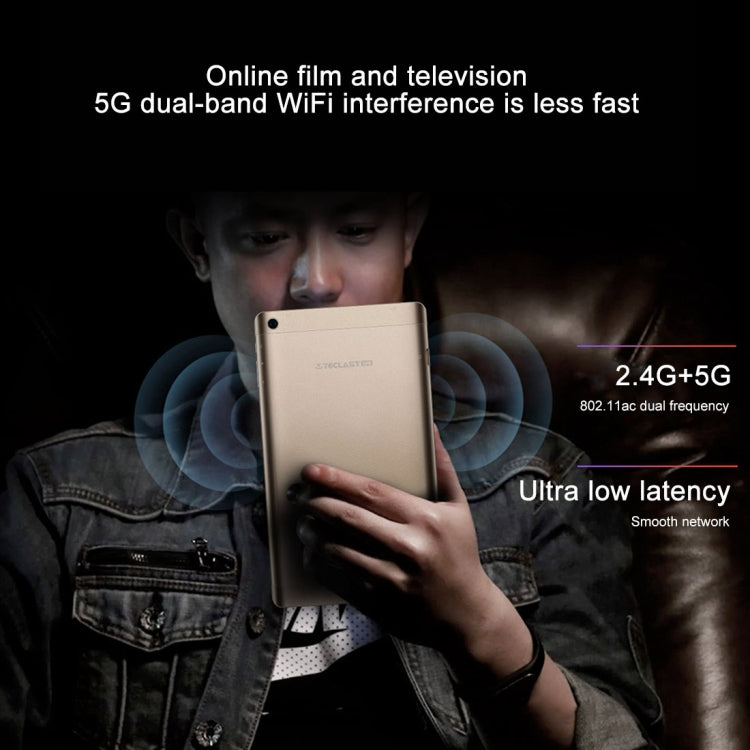Teclast P80 Pro Tablet, 8.0 inch, 3GB+16GB, 5000mAh Battery,  Android 7.0 MT8163 Quad Core 64-bit 1.5GHz, Support Bluetooth & Dual Band WiFi & TF Card & OTG & GPS(Champagne Gold)