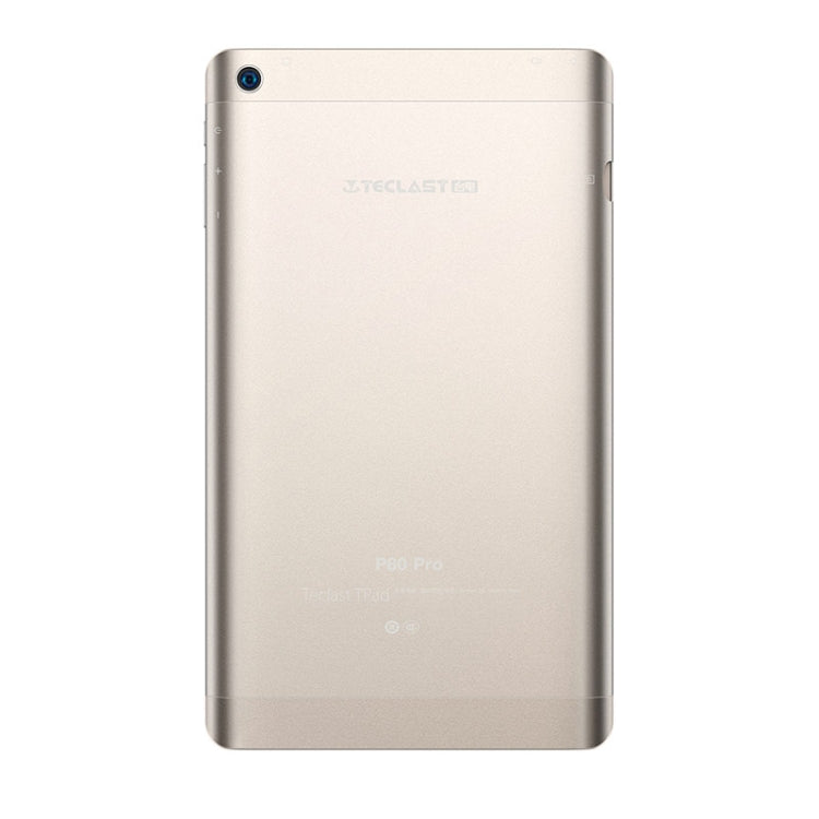 Teclast P80 Pro Tablet, 8.0 inch, 3GB+16GB, 5000mAh Battery,  Android 7.0 MT8163 Quad Core 64-bit 1.5GHz, Support Bluetooth & Dual Band WiFi & TF Card & OTG & GPS(Champagne Gold)