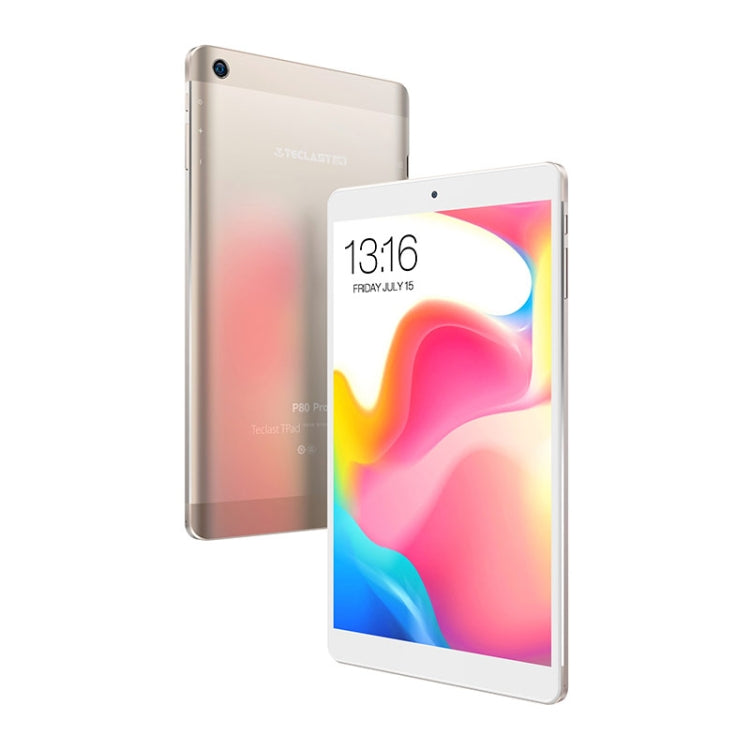 Teclast P80 Pro Tablet, 8.0 inch, 3GB+32GB, 5000mAh Battery,  Android 7.0 MT8163 Quad Core 64-bit 1.5GHz, Support Bluetooth & Dual Band WiFi & TF Card & OTG & GPS(Champagne Gold)