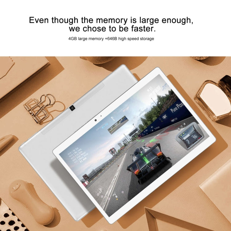 Teclast T20 Tablet, 10.1 inch, 4GB+64GB, 8100mAh Battery,  Android 7.1 MT6797T(X27) Deca Core 2.6GHz, Support Fingerprint Identification & Bluetooth & Dual Band WiFi & TF Card & OTG & GPS(Silver)