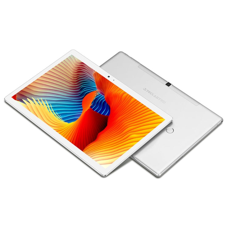 Teclast T20 Tablet, 10.1 inch, 4GB+64GB, 8100mAh Battery,  Android 7.1 MT6797T(X27) Deca Core 2.6GHz, Support Fingerprint Identification & Bluetooth & Dual Band WiFi & TF Card & OTG & GPS(Silver)