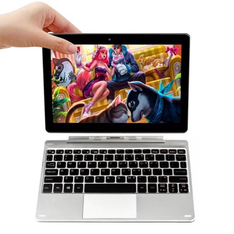 ES0MBFQ Tablet PC, 10.1 inch, 4GB+128GB, with Keyboard, Windows 10, Intel Atom Z8300 Quad Core, Support TF Card & HDMI & Bluetooth & Dual WiFi