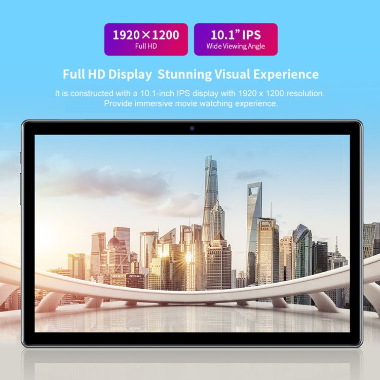 HSD1050 4G LTE Tablet PC, 10.1 inch, 4GB+64GB, Android 10.0, UNISOC SC9863A Octa Core Cortex A55 1.6GHz, Support Dual SIM & Bluetooth & WiFi & OTG, EU Plug