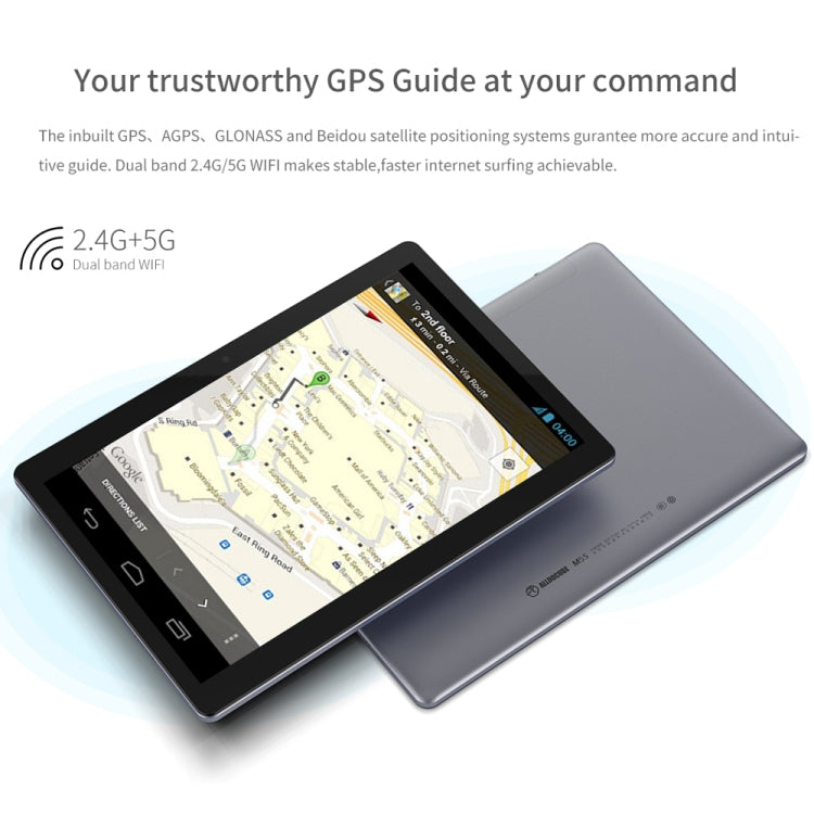 ALLDOCUBE M5S T1006S 4G Call Tablet, 10.1 inch, 3GB+32GB, 6600mAh Battery, Android 8.0 MTK X20 (MT6797) Deca Core Up to 2.3GHz, Support OTG & GPS & FM & Bluetooth & Dual Band WiFi & Dual SIM Card(Black+Grey)