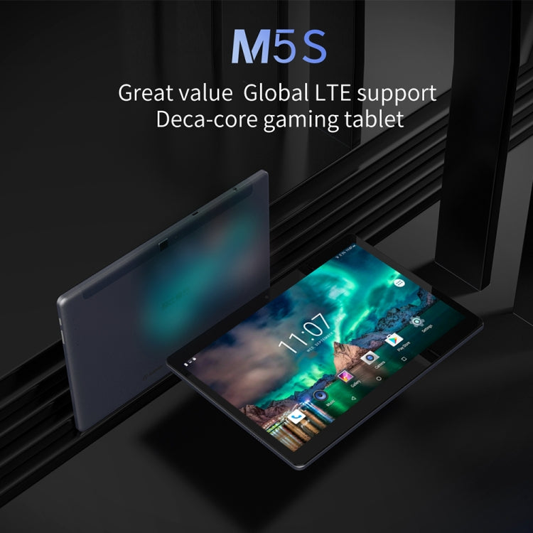 ALLDOCUBE M5S T1006S 4G Call Tablet, 10.1 inch, 3GB+32GB, 6600mAh Battery, Android 8.0 MTK X20 (MT6797) Deca Core Up to 2.3GHz, Support OTG & GPS & FM & Bluetooth & Dual Band WiFi & Dual SIM Card(Black+Grey)