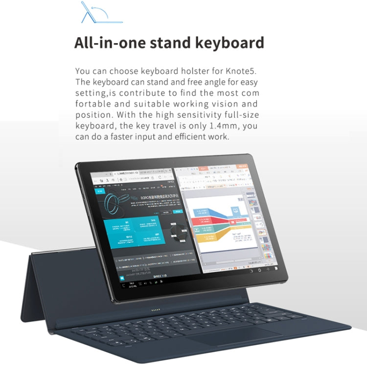 ALLDOCUBE KNote 5 Tablet, 11.6 inch, 4GB+64GB, 4000mAh Battery, Windows 10, Intel Gemini Lake N4000 Quad Core Up to 2.4GHz, Without Keyboard, Support Bluetooth & WiFi & TF Card & G-Sensor(Black+Grey)