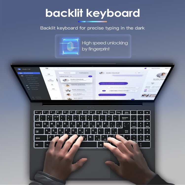 GXMO G156 15.6 inch Laptop, 16GB+512GB, Windows 11 AMD Ryzen 7 5825U Octa Core, Support Fingerprint Unlock, AU Plug