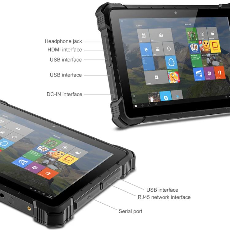 PiPo X4 10.1 inch IP67 Rugged Tablet PC, 12GB+256GB, Windows10 Intel Alder Lake N100 Quad Core, US Plug