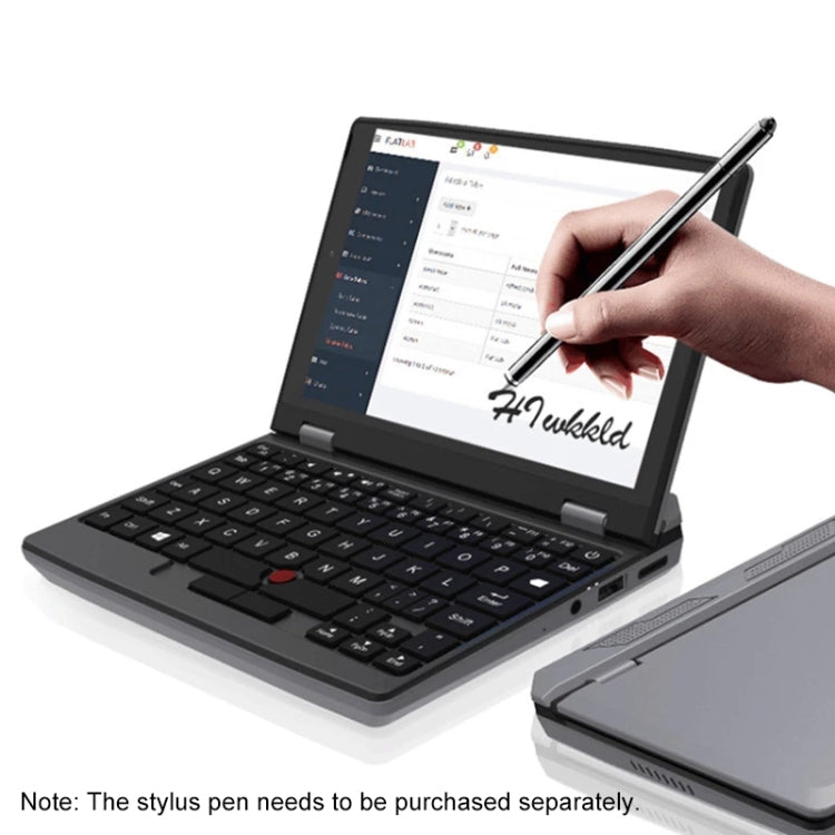 F13 7.0 inch Pocket Notebook, 8GB+256GB, Windows 10 Intel Celeron J4105 Quad Core up to 2.5GHz, Support Dual Band WiFi & Bluetooth & TF Card Expansion (Dark Grey)