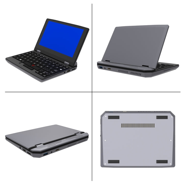 F13 7.0 inch Pocket Notebook, 8GB+512GB, Windows 10 Intel Celeron J4105 Quad Core up to 2.5GHz, Support Dual Band WiFi & Bluetooth & TF Card Expansion (Dark Grey)