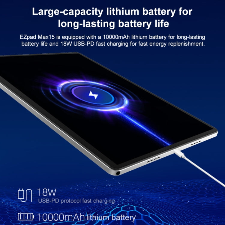 Jumper EZpad Max15 / Z1 Tablet PC, 8GB+256GB, 15 inch Android 14 OS MediaTek MT8781 Octa Core Network: 4G, EU Plug