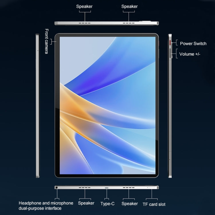 Jumper EZpad Max15 / Z1 Tablet PC, 8GB+256GB, 15 inch Android 14 OS MediaTek MT8781 Octa Core Network: 4G, EU Plug