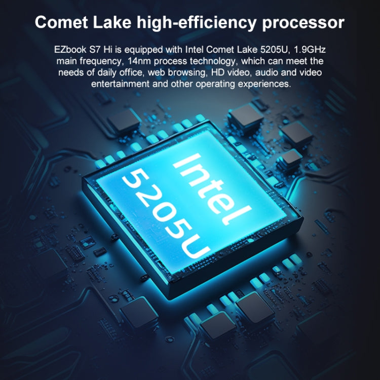 Jumper EZbook S7 Hi 15.6 inch Laptop, 12GB+256GB, Windows 11 Intel Comet Lake 5205U Dual Core, EU Plug
