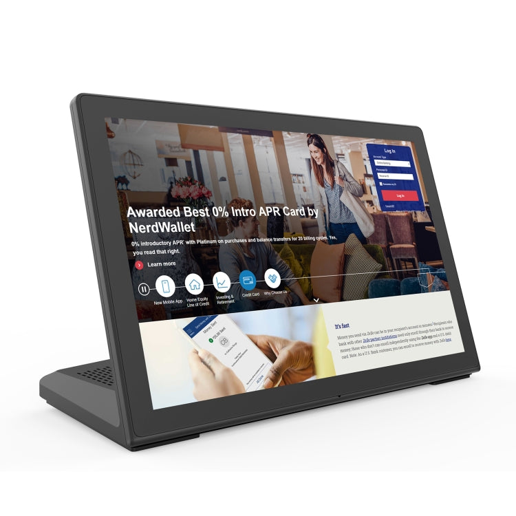HSD1052T LCD Touch Screen All in One PC with Holder, 10.1 inch, 2GB+16GB, Android 8.1 RK3228 Quad Core Cortex A17, Support Bluetooth & WiFi & RJ45 & TF Card & HDMI