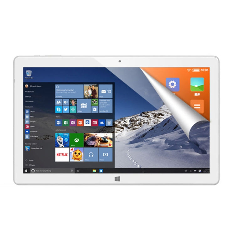 ALLDOCUBE iWork10 Pro Tablet, 10.1 inch, 4GB+64GB, Windows 10 + Android 5.1 Dual System, Intel Atom X5-Z8350 Quad-core Up to 1.44-1.92GHz, Without Keyboard, Support TF Card & Bluetooth & WiFi & OTG, EU Plug(White + Silver)