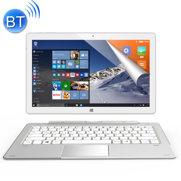 ALLDOCUBE iWork10 Pro Tablet, 10.1 inch, 2GB+32GB, Windows 10 System, Intel Atom X5-Z8350 Quad-core Up to 1.44-1.92GHz, Support TF Card & Bluetooth & WiFi & OTG, EU Plug(White + Silver)