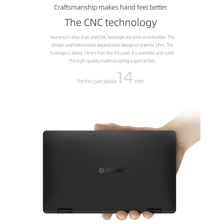 ONE-NETBOOK OneMix3 Pro Laptop, 8.4 inch, 16GB+512GB, Windows 10 Home, Intel CoRE I5 10210Y, Support Dual Band WiFi & Bluetooth & Fingerprint Unlock