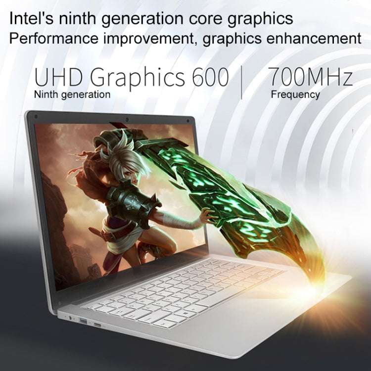 Jumper EZBook S4 Laptop, 14.0 inch, 4GB+128GB, Windows 10 Intel Gemini Lake N4100 Quad Core up to 1.1-2.4GHz, Support TF Card & Bluetooth & Dual Band WiFi & Mini HDMI(Twilight Silver)