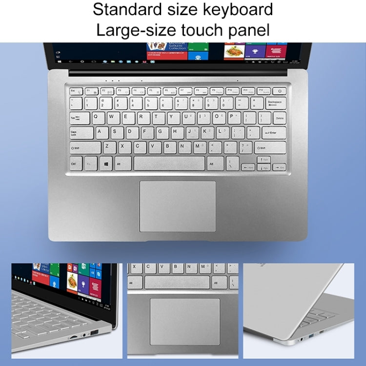 Jumper EZBook S4 Laptop, 14.0 inch, 8GB+128GB, Windows 10 Intel Gemini Lake N4100 Quad Core or Intel Gemini Lake J3160 Quad Core up to 1.1-2.4GHz, Support TF Card & Bluetooth & Dual Band WiFi & Mini HDMI, Random CPU Delivery (Twilight Silver)