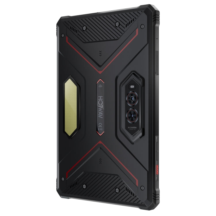 [HK Warehouse] HOTWAV Tab R9 Pro IP68/IP69K Rugged Tablet, 6GB+256GB, 11 inch Android 14 Unisoc T606 Octa Core 4G Network, Global Version with Google Play, EU Plug  - Black Red