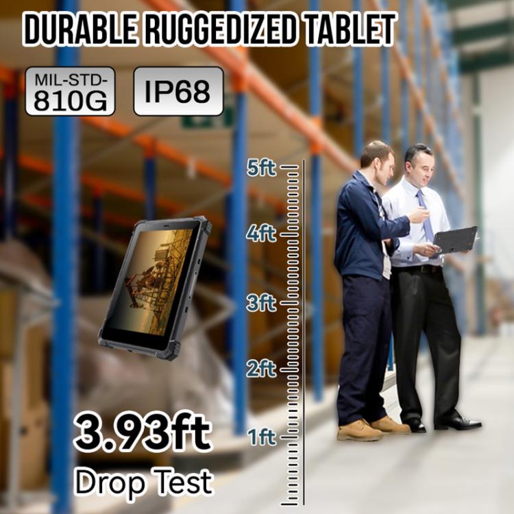 CENAVA A10ST IP68 Rugged Tablet PC, 8GB+128GB, 10.1 inch Android 13 OS MT8781 Octa Core, 4G Network, EU Plug