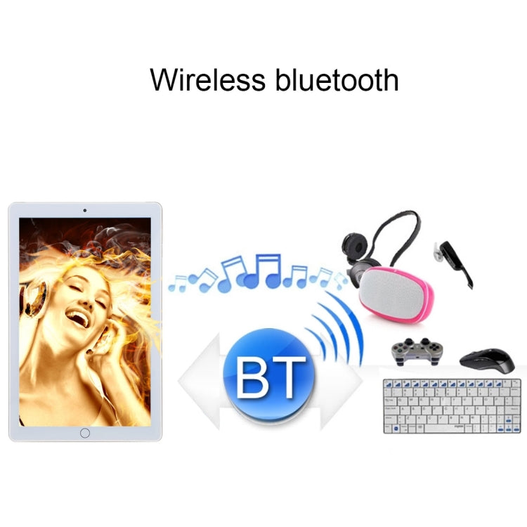 4G Phone Call Tablet PC, 10.1 inch, 2GB+32GB, Android 7.0 MTK6753 Octa Core 1.3GHz, Dual SIM, Support GPS