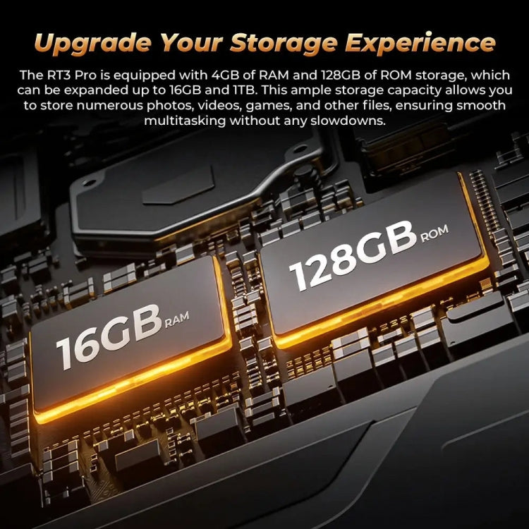 [HK Warehouse] OUKITEL RT3 Pro 4G Network IP68/IP69K Rugged Tablet, 4GB+128GB, 8.0 inch Android 14 MediaTek G81 Octa-Core Support Dual SIM, EU Plug