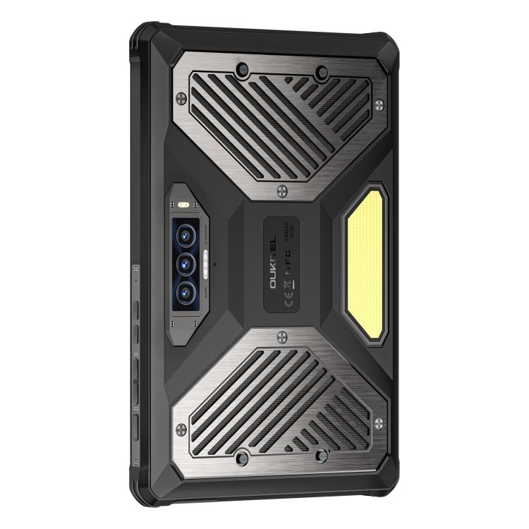 [HK Warehouse] OUKITEL RT10 5G Network IP68/IP69K Rugged Tablet, 12GB+512GB, 11 inch Android 15 MTK Dimensity 7400X Support Dual SIM, EU Plug  - Black