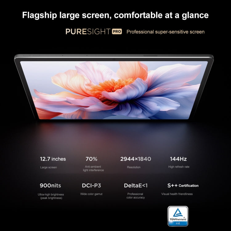 Lenovo YOGA Pad Pro AI 12.7 inch WiFi Tablet, 16GB+512GB, Android OS, Qualcomm Snapdragon 8 Gen3 Octa Core  - White