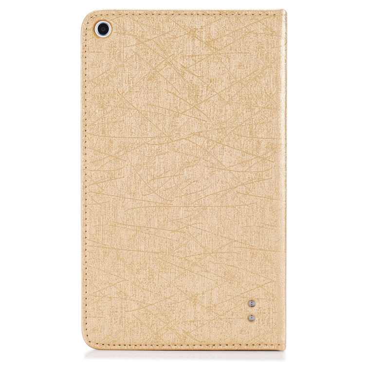 For CHUWI  Hi8 Tablet (S-WMC-0457) Steel Wire Texture Horizontal Flip Solid Color Leather Case with Three-folding Holder