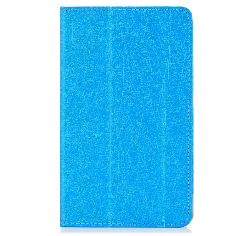 For CHUWI  Hi8 Tablet (S-WMC-0457) Steel Wire Texture Horizontal Flip Solid Color Leather Case with Three-folding Holder