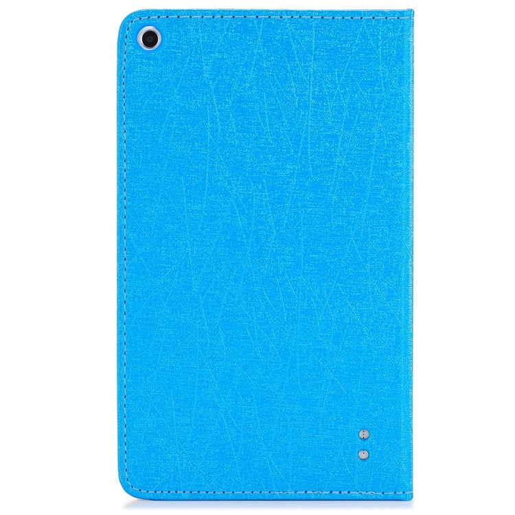 For CHUWI  Hi8 Tablet (S-WMC-0457) Steel Wire Texture Horizontal Flip Solid Color Leather Case with Three-folding Holder