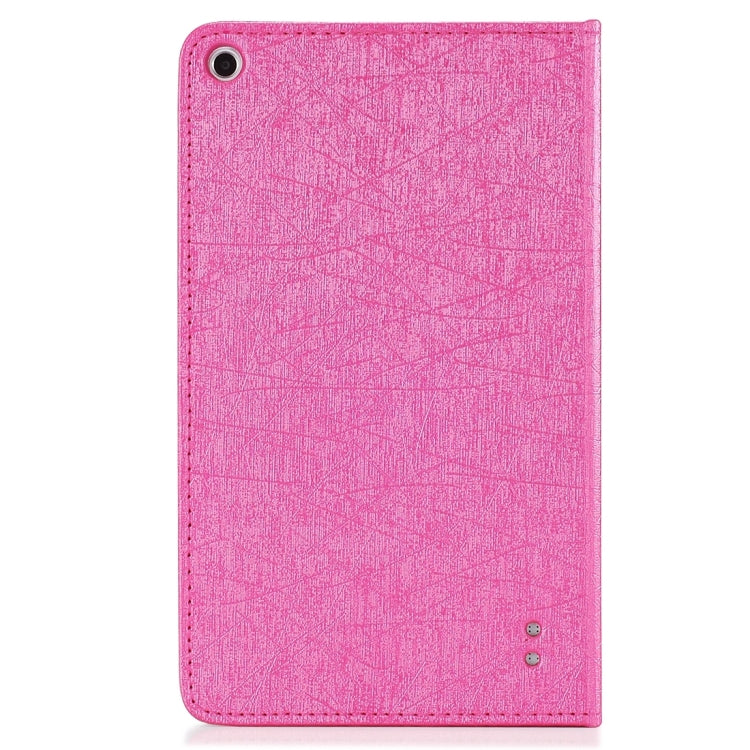 For CHUWI  Hi8 Tablet (S-WMC-0457) Steel Wire Texture Horizontal Flip Solid Color Leather Case with Three-folding Holder