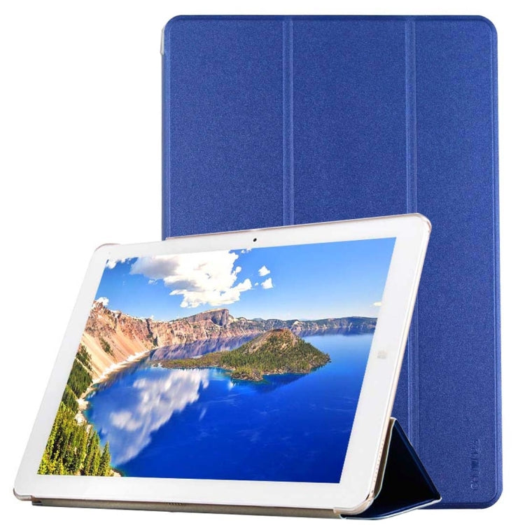 For CHUWI  Hi12 Tablet Frosted Texture Horizontal Flip Solid Color Leather Case with Three-folding Holder