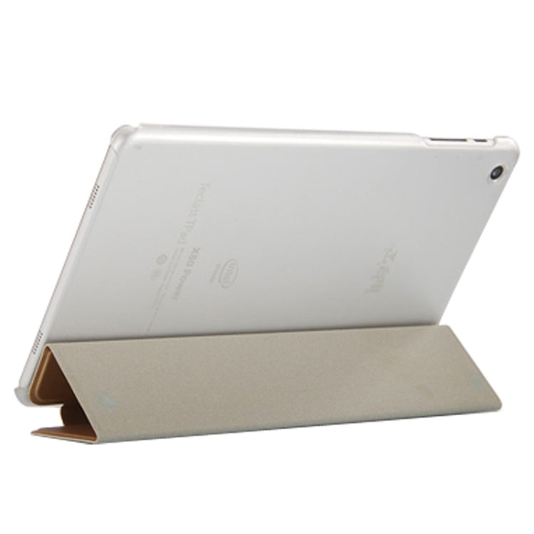 For Teclast  X80 Power Dual OS Tablet(WMC0011) Frosted Texture Horizontal Flip Leather Case with Three-folding Holder