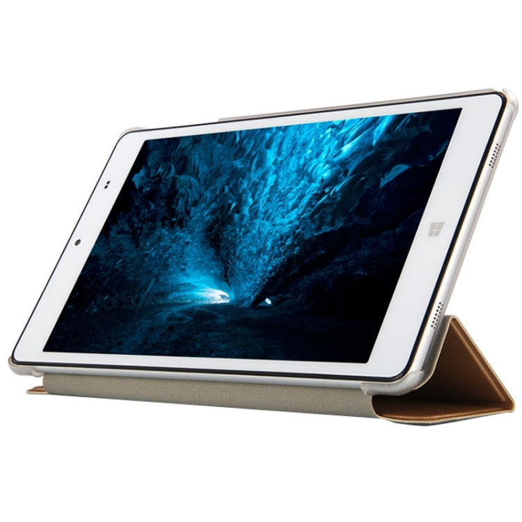 For Teclast  X80 Power Dual OS Tablet(WMC0011) Frosted Texture Horizontal Flip Leather Case with Three-folding Holder