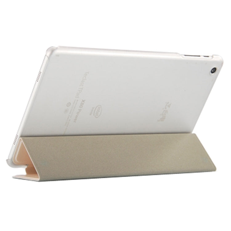 For Teclast  X80 Power Dual OS Tablet(WMC0011) Frosted Texture Horizontal Flip Leather Case with Three-folding Holder