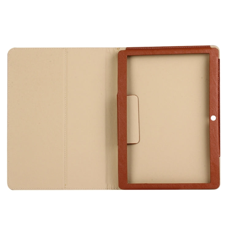 For ONDA  V96 Octa-core / V96 3G Calling Tablet(WMC0006/WMC0667J) Horizontal Flip Leather Case with Holder(Brown)