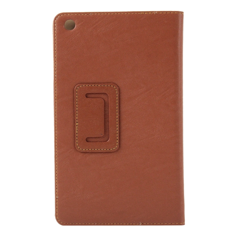 For Teclast  X80 Power Dual OS Tablet(WMC0011) Horizontal Flip Leather Case with Holder(Brown)