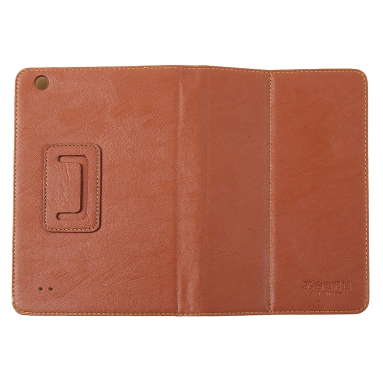For Teclast  X89 Kindow Dual OS Tablet(WMC0601) Horizontal Flip Leather Case with Holder(Brown)