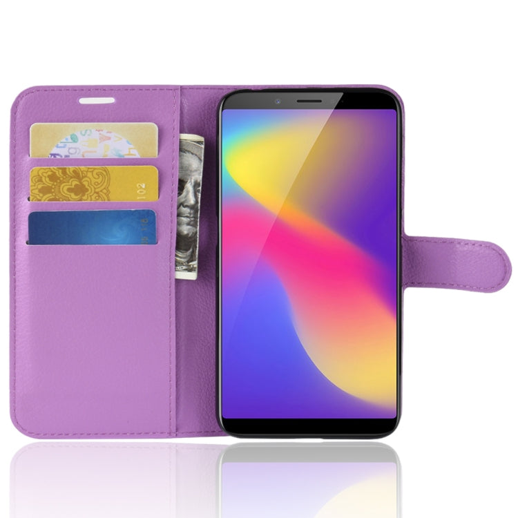 Litchi Texture Horizontal Flip Leather Case for ZTE Nubia V18 & N3 , with Wallet & Holder & Card Slots