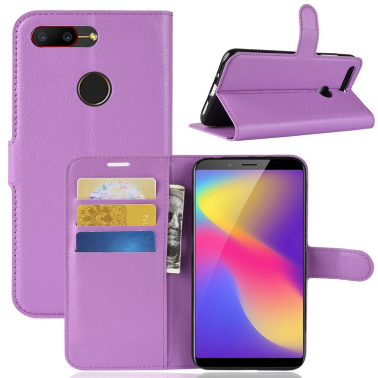 Litchi Texture Horizontal Flip Leather Case for ZTE Nubia V18 & N3 , with Wallet & Holder & Card Slots