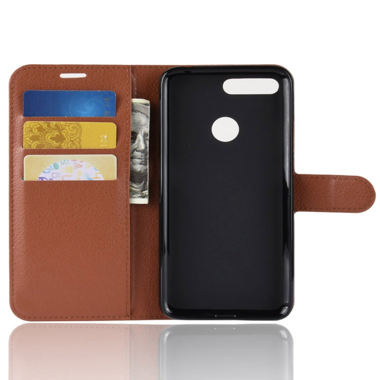 Litchi Texture Horizontal Flip Leather Case for ZTE Nubia V18 & N3 , with Wallet & Holder & Card Slots