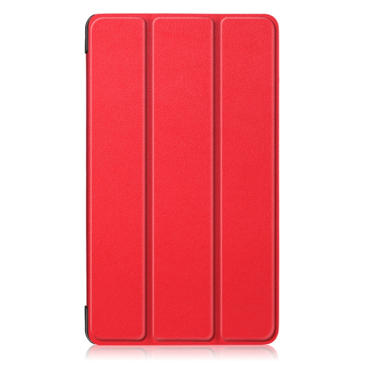 Custer Texture Horizontal Deformation Flip Leather Case for Huawei Honor Waterplay 8 inch with Three-folding Holder