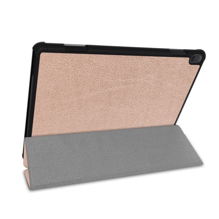 Custer Texture Horizontal Deformation Flip Leather Case for Lenovo Tab P10 10.1 inch with Three-folding Holder & Sleep / Wake-up Function