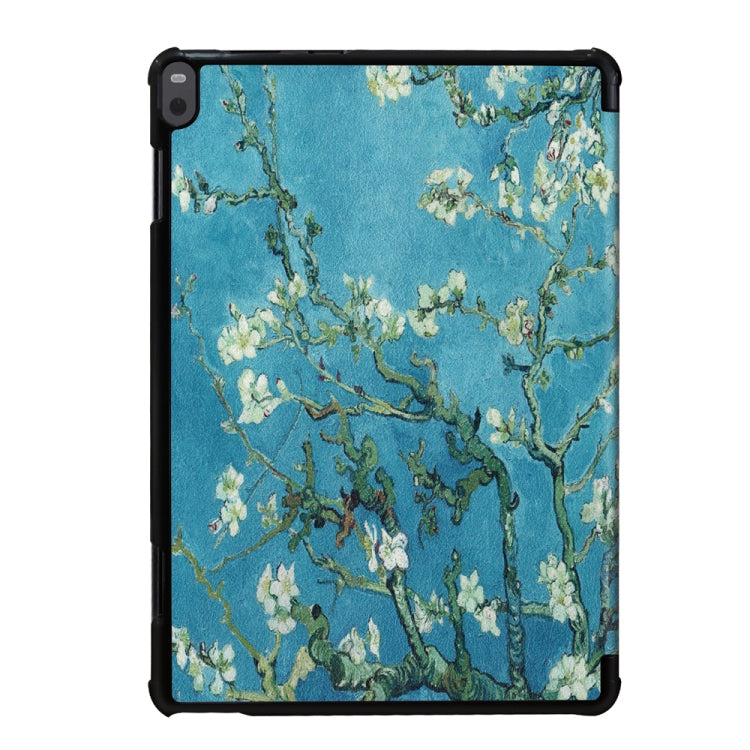 Coloured Drawing Pattern Horizontal Deformation Flip Leather Case for Lenovo Tab P10 10.1 inch, with Three-folding Holder & Sleep / Wake-up Function