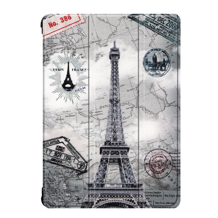 Coloured Drawing Pattern Horizontal Deformation Flip Leather Case for Lenovo Tab P10 10.1 inch, with Three-folding Holder & Sleep / Wake-up Function