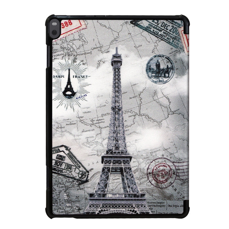 Coloured Drawing Pattern Horizontal Deformation Flip Leather Case for Lenovo Tab P10 10.1 inch, with Three-folding Holder & Sleep / Wake-up Function